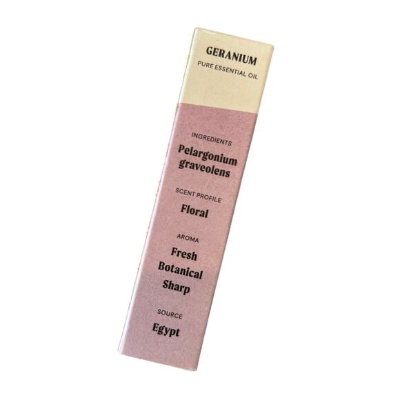 Hohm Geranium All-Natural Pure Essential Oil 15mL/0.5OZ Fresh Botanical Scent - Picture 4 of 5